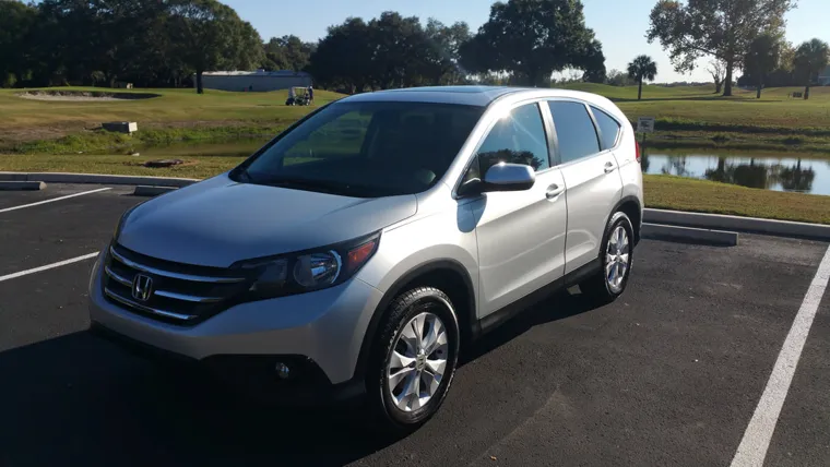 Silver SUV after detailing
