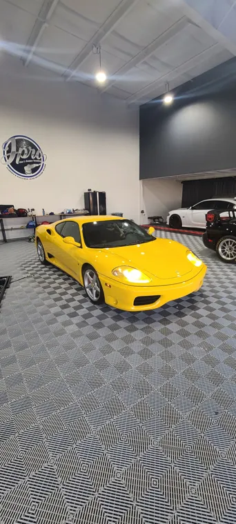 Yellow sports car collection