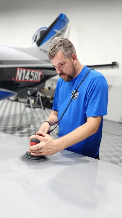 Careful aircraft surface detailing