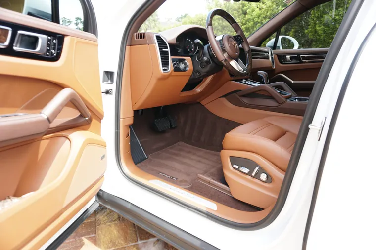 Leather interior and door trim